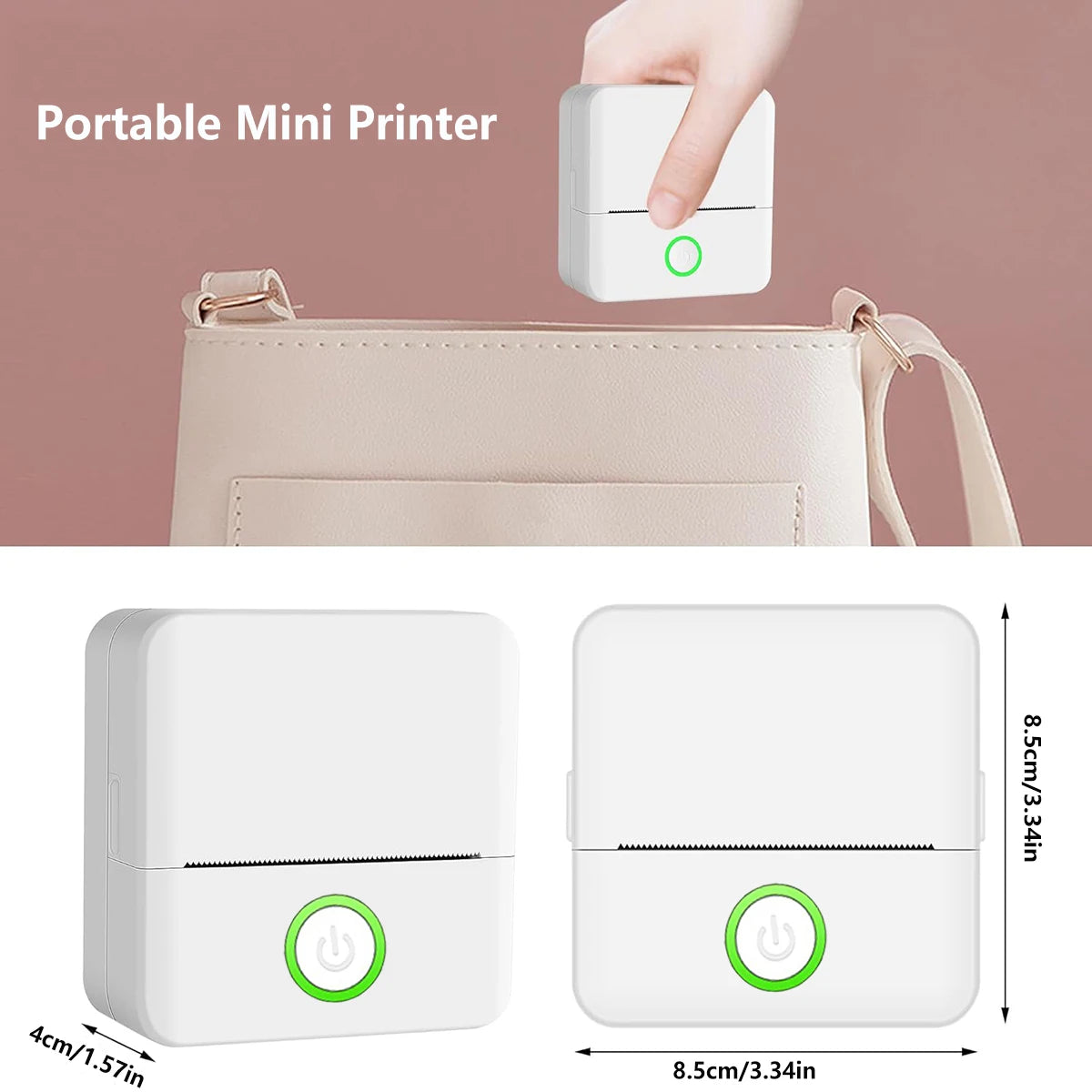 Mini Printer Inkless Sticker Maker