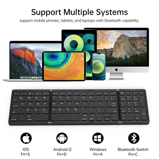 Foldable Bluetooth Keyboard